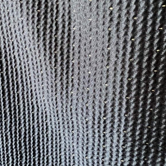 Madewell textured fabric mini skirt with gold metallic stitching details - Picture 4 of 10